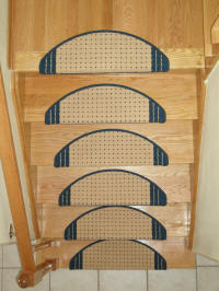 Stair Rugs for small steps DIY Installation